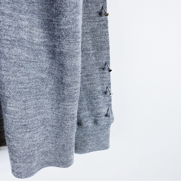 Alice & Olivia - Grey Long Sleeve Top - Picture 5 of 5